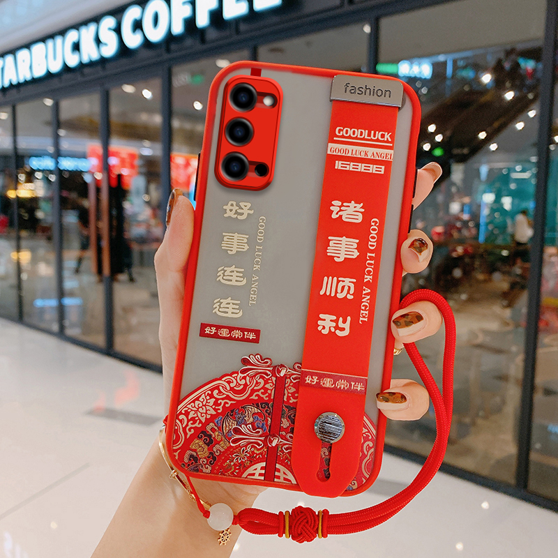 Ốp Lưng Có Dây Đeo Cổ Tay Cho Oppo A73 A31 Ax7 Ax5 A3 A92 S A8 | BigBuy360 - bigbuy360.vn