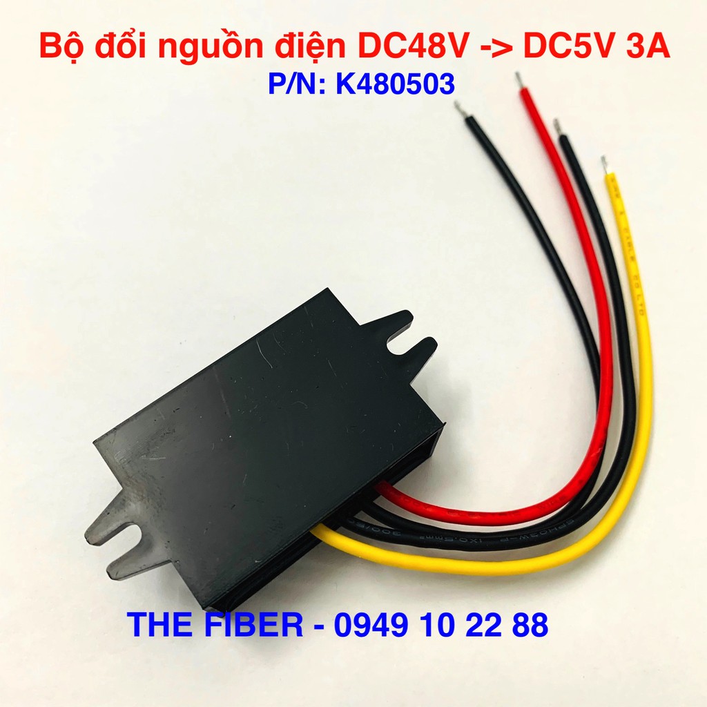 Bộ đổi nguồn DC12V DC24V DC48V sang DC5V 3A 15W