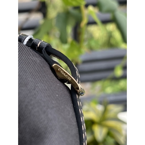 Đồng hồ nữ coach dây da , mặt số hình hoa mai xinh xắn , size 22mm