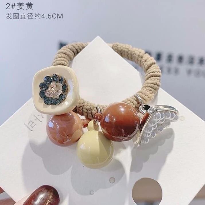 Dây buộc tóc nữ, Chun Cột Tóc Nữ Đẹp Dễ Thương Phong Cách Hàn Quốc
