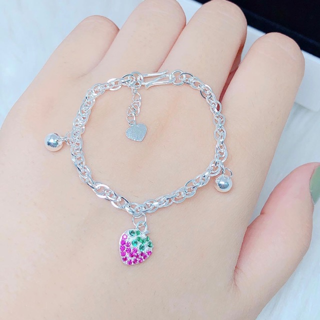 👼💍Lắc tay cho bé, Lắc tay quả dâu cute,trao 50% sự tin tưởng của bạn, shop sẽ chinh phục bạn bằng chất lượng sản phẩm❣