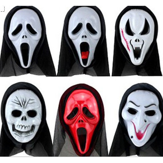 Mặt nạ chùm đầu hóa trang Halloween cho trẻ em và người lớn
