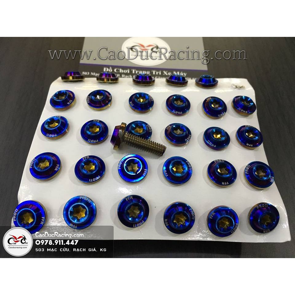 combo 5 con ốc proti - 6x20 - 6ly x 2cm