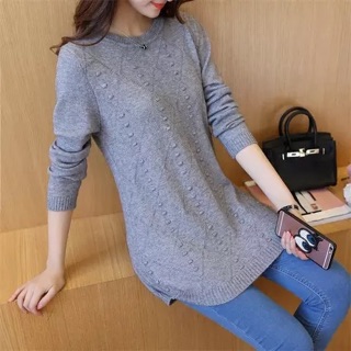 Áo len nữ dáng dài 