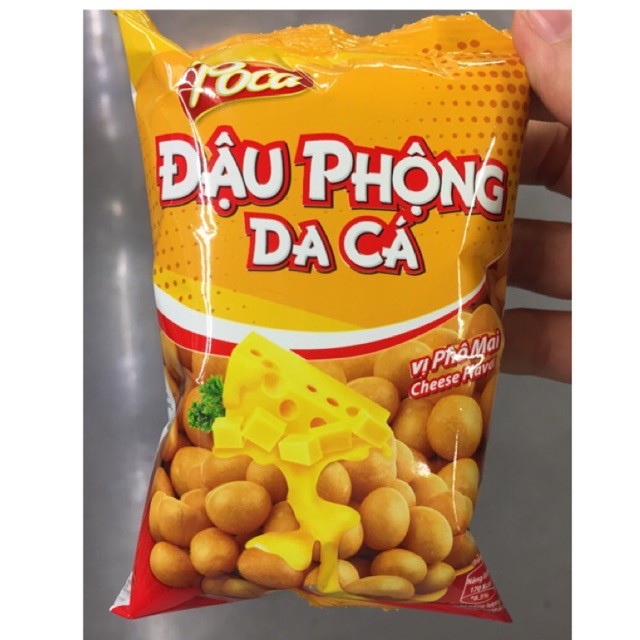 Bánh snack Poca đậu phộng da cá vị phô mai