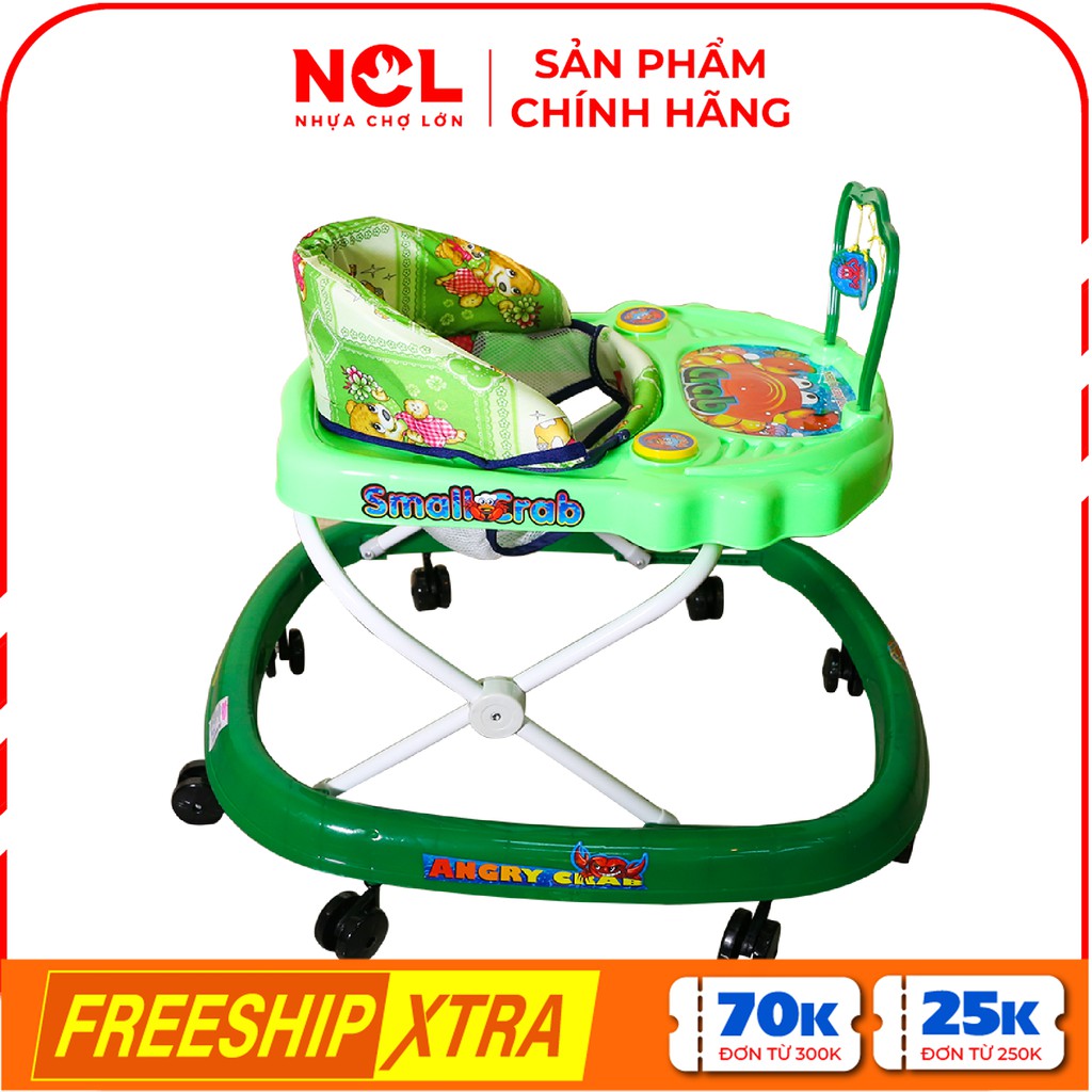 [Nhựa Chợ Lớn] Xe Tập Đi L3 Con Cua (Không nhạc) - Dành Cho Bé Từ 6 - 12 Tháng - M1393A-XTĐ