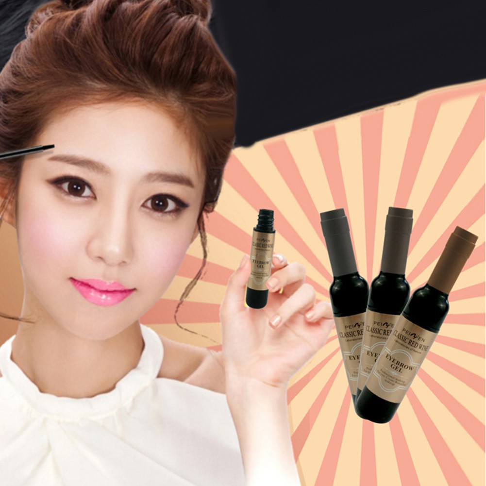 Hình dạng rượu vang Không lem Gel Thuốc nhuộm lông mày lâu dài không thấm nước Kem trang điểm lông mày | BigBuy360 - bigbuy360.vn