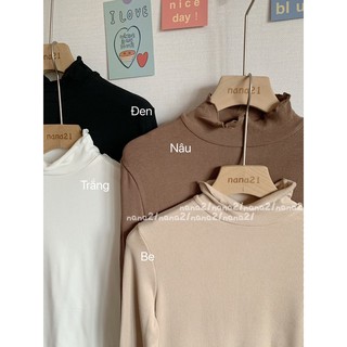 Áo thun cổ 3 phân bèo