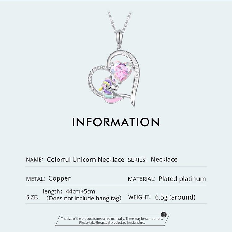 Vòng cổ nữ BAMOER mặt hình kỳ lân thời trang