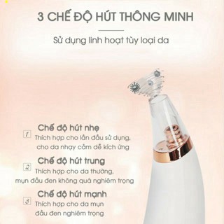 Máy Hút Mụn Đầu Đen Cầm Tay Tiện Lợi [ MÁY HÚT MỤN BLACK HEAD ]