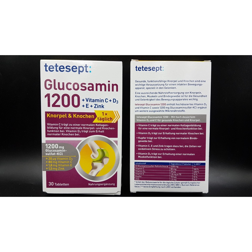Tetesept Glucosamin 1200 hộp 30 viên của Đức