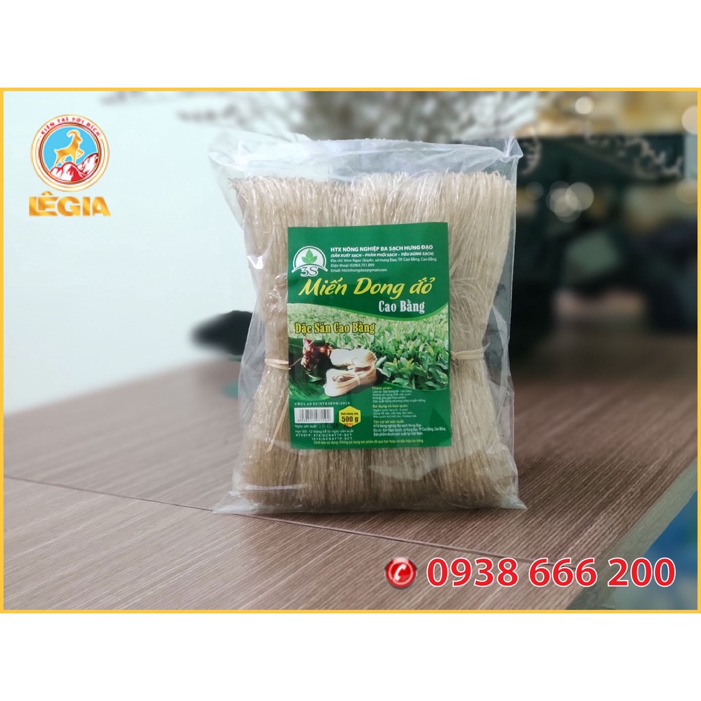 MIẾN DONG ĐỎ CAO BẰNG 500G