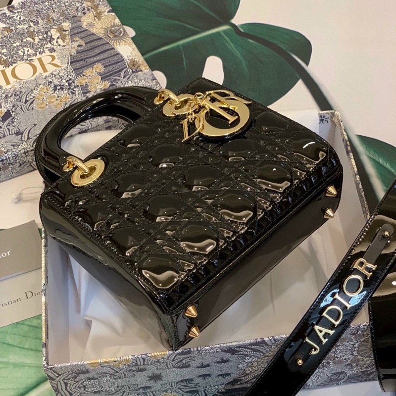 Túi xách nữ Dior lady da bóng hàng đẹp fullbox