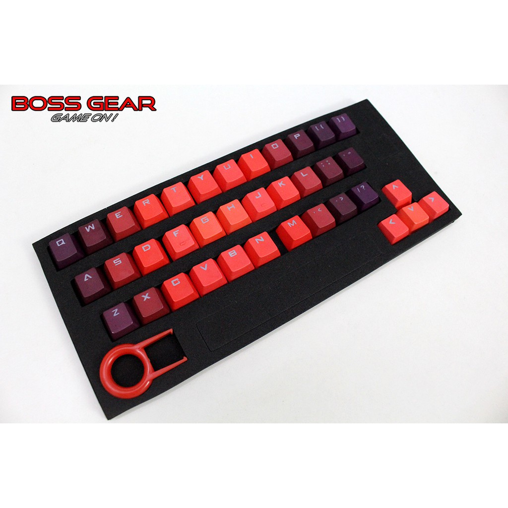 Bộ Keycap PBT 37 Phím Phối Màu ( Nhựa PBTDouble-Shot Xuyên LED )