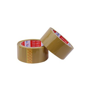 Băng dính vàng - băng dính trong lõi mỏng đóng hàng khổ dày - HOKAMI STORE