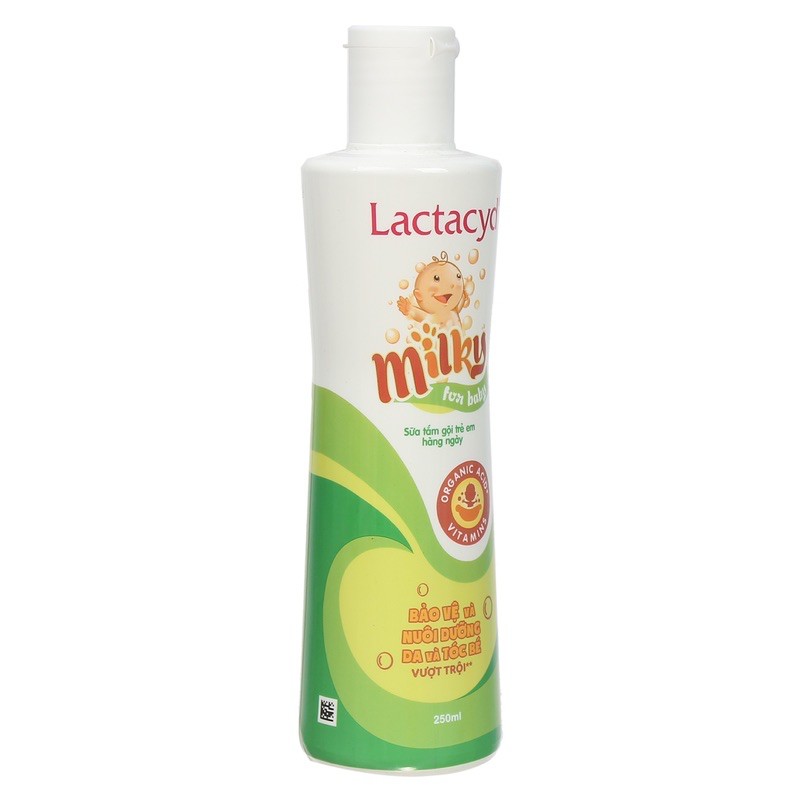 LACTACYD MILKY - SỮA TẮM GỘI TOÀN THÂN CHO BÉ