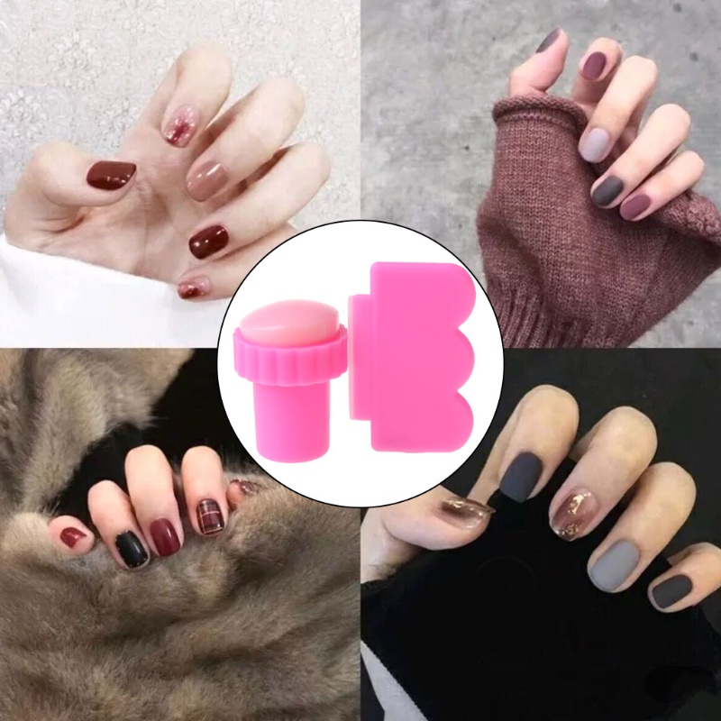 [Hàng mới về] Set dụng cụ in hình móng tay nghệ thuật có dụng cụ cạo tiện lợi