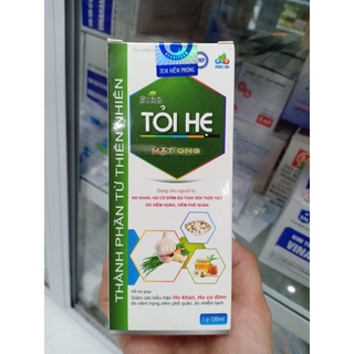 Siro Ho Cảm Tỏi Hẹ Mật Ong Siêu Nhạy Dễ Uống Chai 100ml
