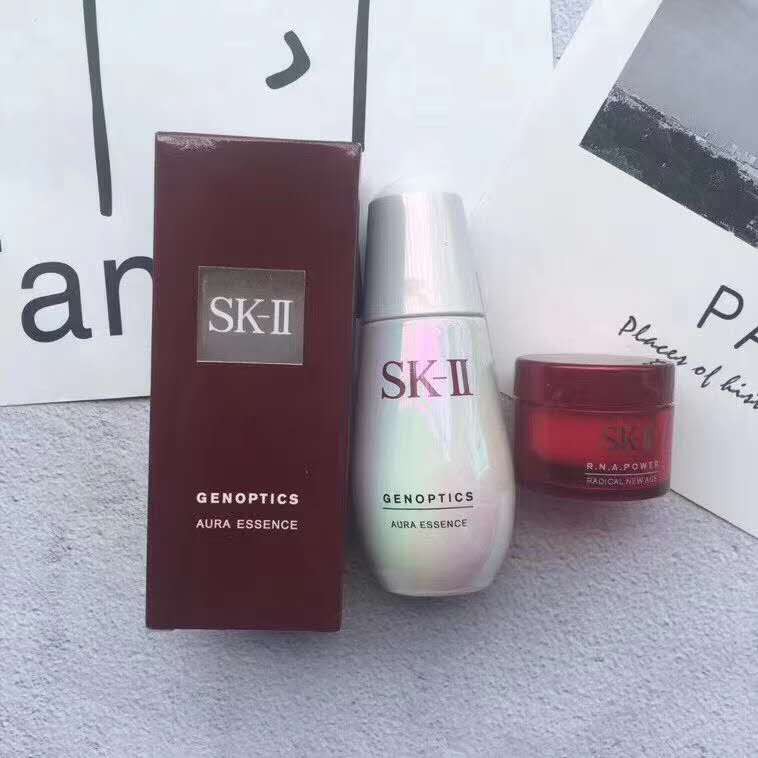 ESSENCE (Hàng Mới Về) Bộ Kem Dưỡng Trắng Sk-Ii / Sk2 / Skii 50ml Trọng Lượng 15g