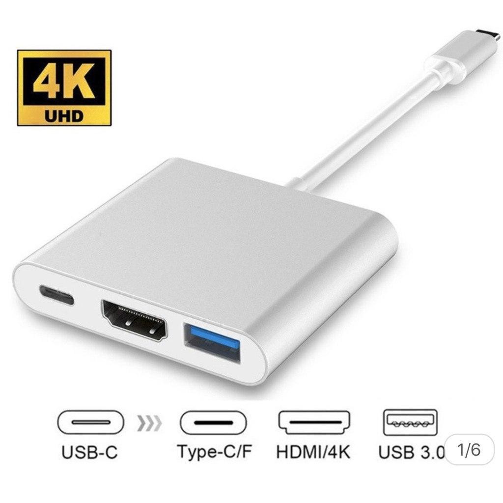 Cáp chuyển Usb 3.1 Type-C sang HDMI 1080P, Type-C Và Usb 3.0