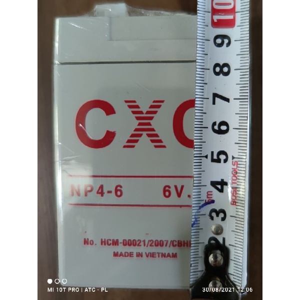Ắc quy 6V 5Ah - Chuyên dùng cho đèn, quạt sạc. Bảo hành đổi mới 6 tháng.