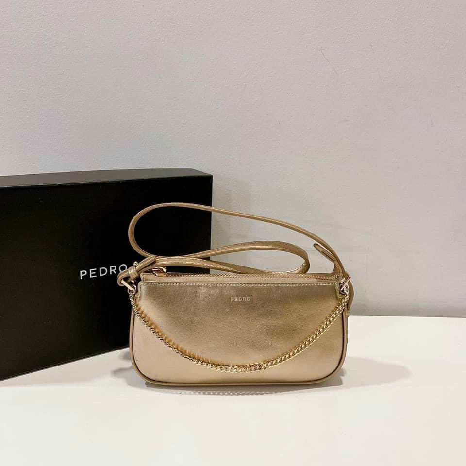 Túi kẹp nách nữ PEDRO.  PW4-66500012 size 18cm MR