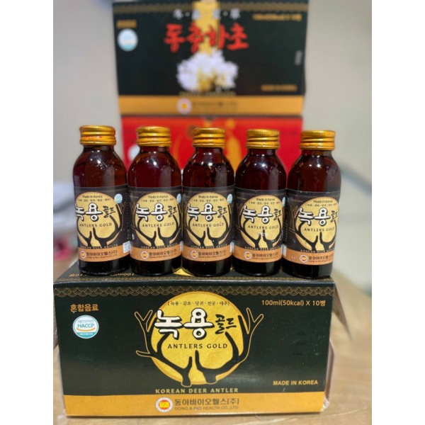 Nước hồng sâm/ Nhung Hươu/ Đông Trùng hạ thảo Đông A Bio