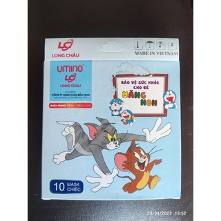 Khẩu trang trẻ em umino hộp 10 cái