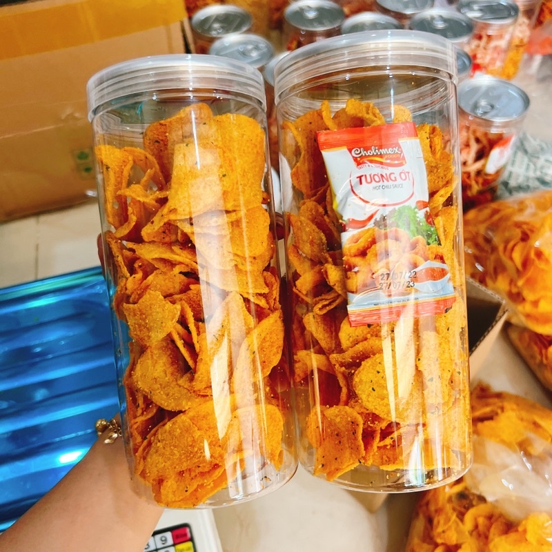 KHOAI TÂY SẤY TRỨNG MUỐI hộp 160gr
