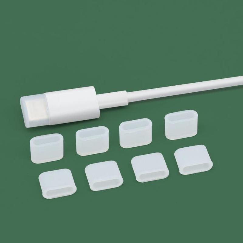 Nắp Silicon Trong Suốt Bọc Cổng Sạc Type-C Chống Bụi Bẩn Tiện Dụng