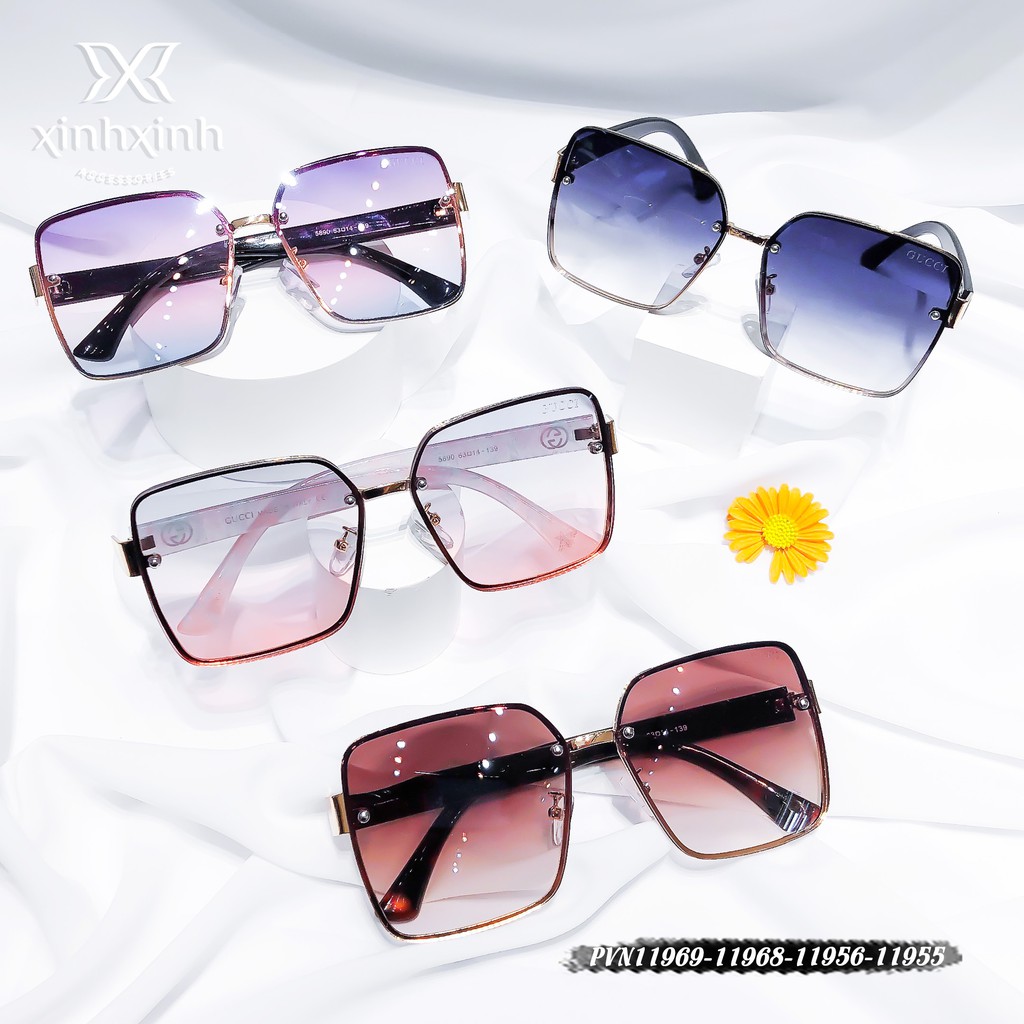 Kính mát nữ gọng vuông sang chảnh phong cách cá tính - Xinh Xinh Accessories
