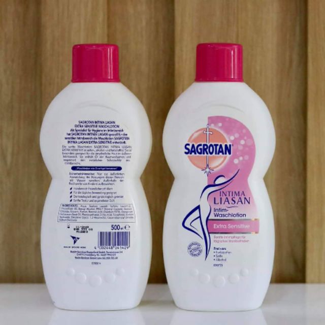 Hàng Đức Dung dịch vệ sinh phụ nữ cao cấp SAGROTAN INTIMA LIASAN