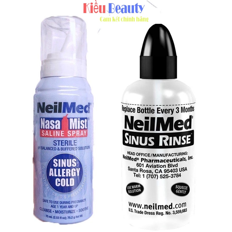 Muối Rửa Mũi Neilmed Sinus Rinse Chính Hãng Nội Địa Mỹ