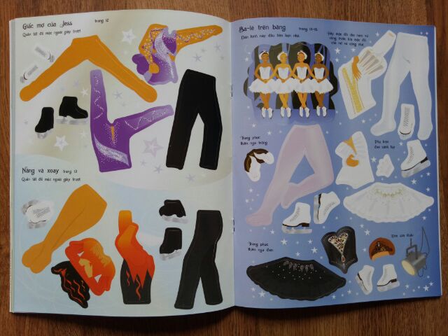 Sách - Dán Hình Sáng Tạo Trang Phục Búp Bê - Duyên Dáng Trên Sân Băng | BigBuy360 - bigbuy360.vn