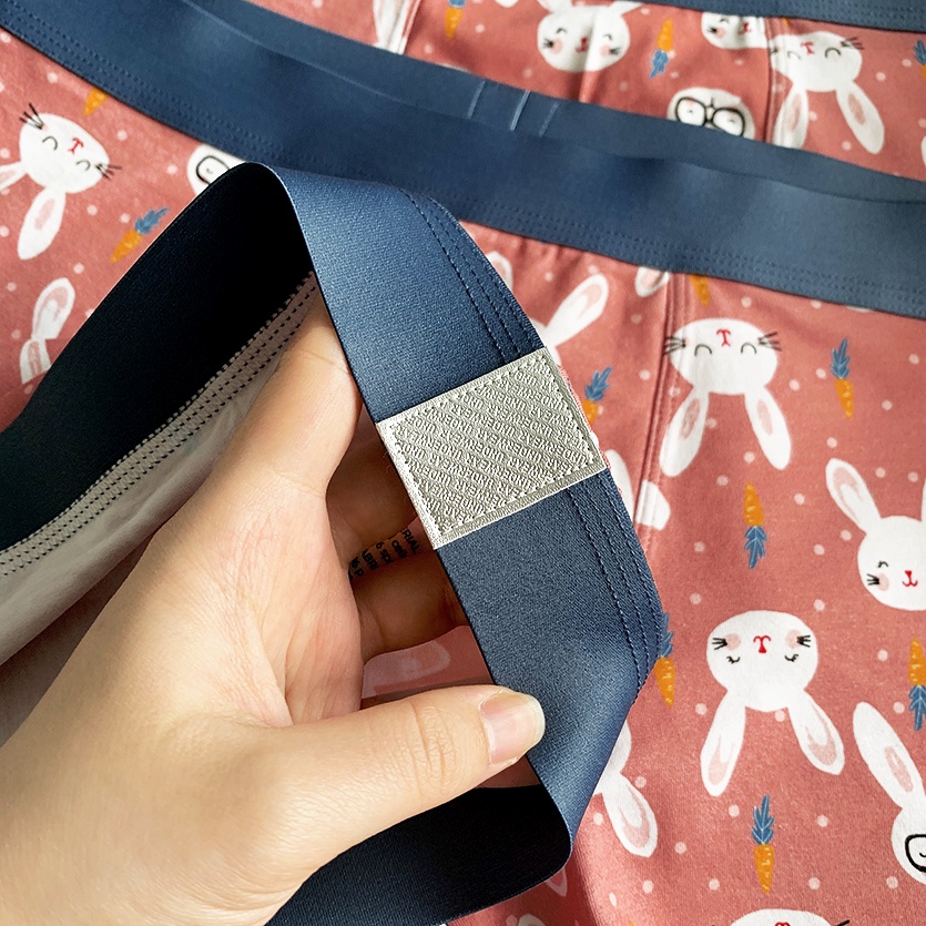 Quần Lót Cặp Đôi Nam Nữ Thần Sấm Hình Thỏ Hồng Dễ Thương - RABBIT