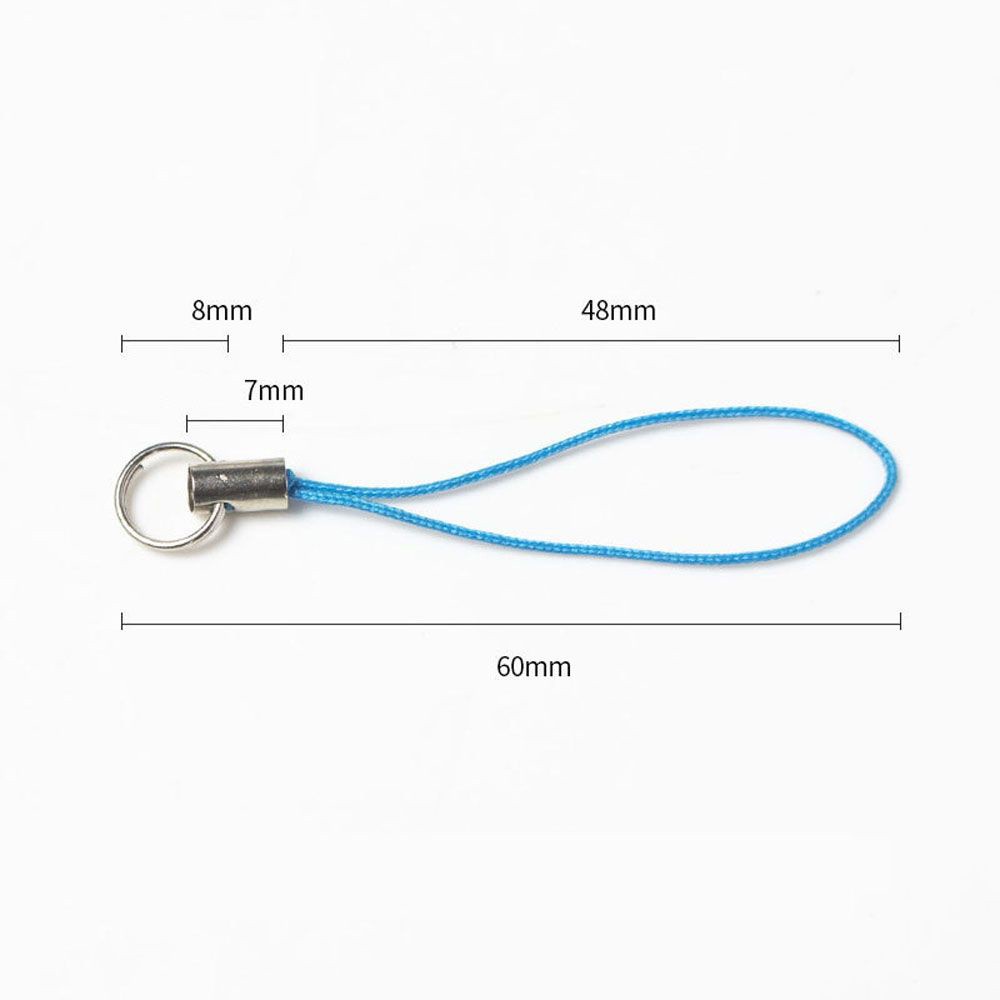 Set 100 dây móc điện thoại chìa khóa tùy chọn màu sắc