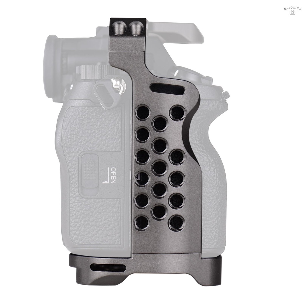 Lồng Andoer Bằng Hợp Kim Nhôm Có Hai Lỗ Ren Và Cờ Lê Từ Tính Thông Dụng Cho Máy Ảnh Sony A7Siii 1 / 4 3 / 8inch