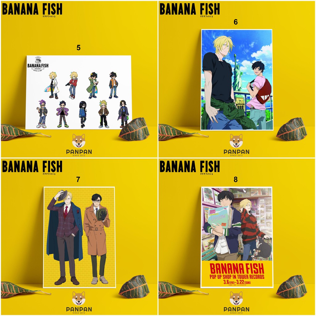 Postcard Cao Cấp - Poster Banana Fish (1)