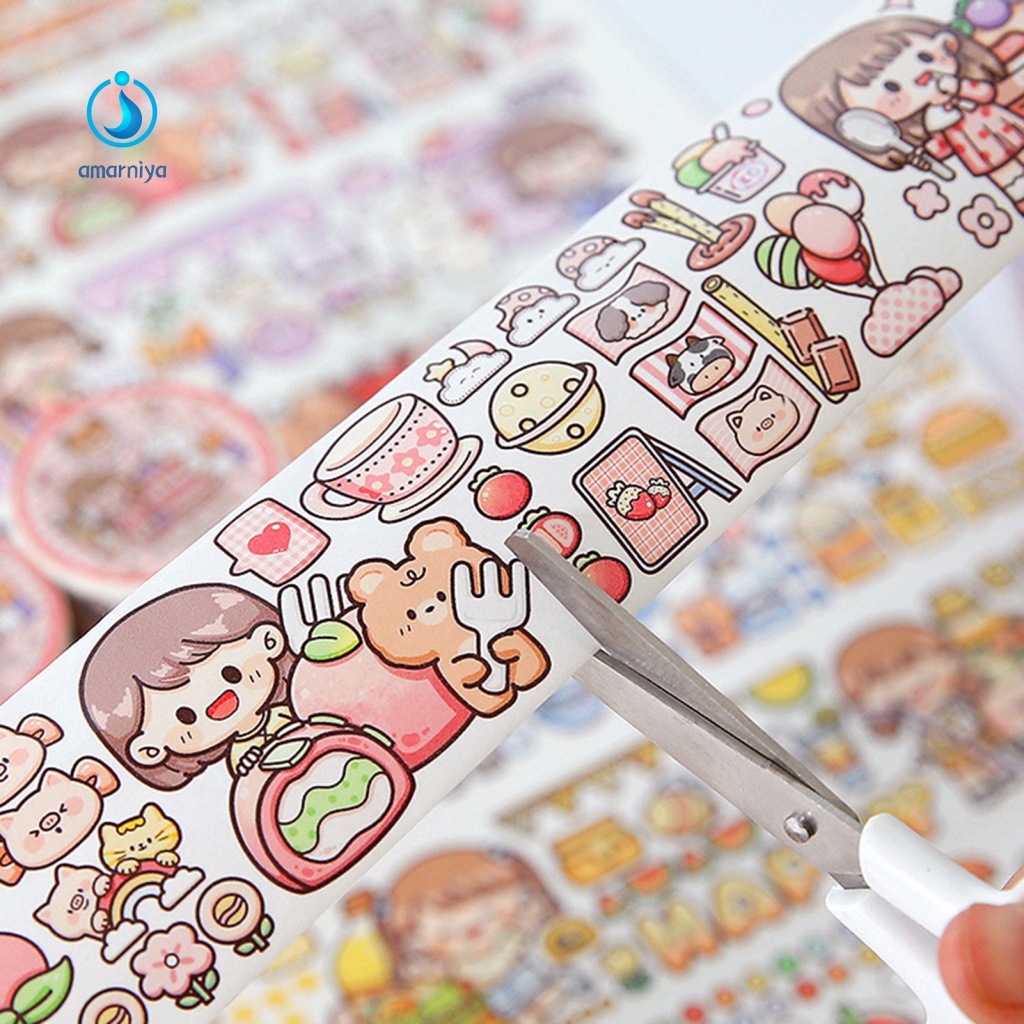 1 Cuộn Nhãn Dán Laptop Hành Lý Hình Chai Nước Hoạt Hình Đáng Yêu