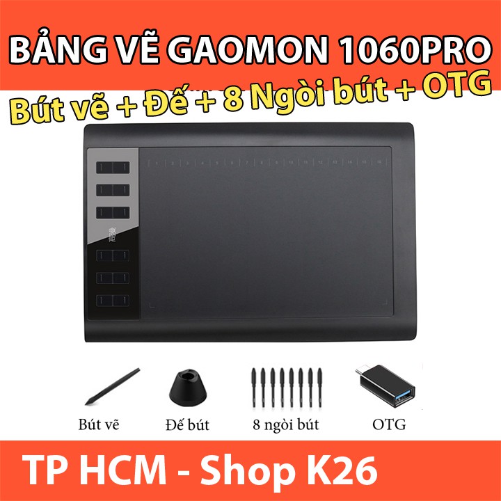 Bảng Vẽ Điện Tử GAOMON 1060PRO 2021 - 10x6 inch