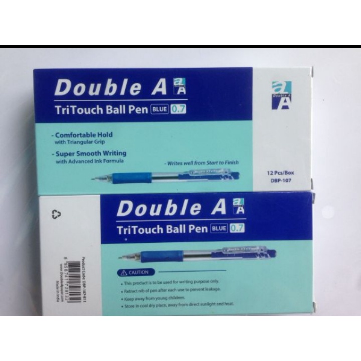 Bút bi  Double A viết trơn, chống mỏi tay, phù hợp cho học sinh cấp 2 và người viết hóa đơn nhiều.hàng nhập khẩu