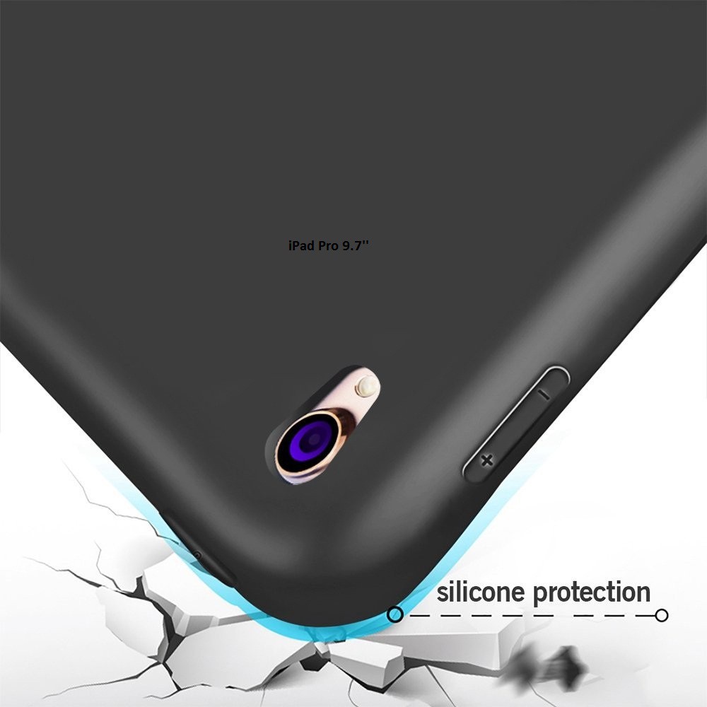 Bao da kiêm ốp lưng cho iPad Pro 9.7'' (Đen) Mẫu 3 | BigBuy360 - bigbuy360.vn