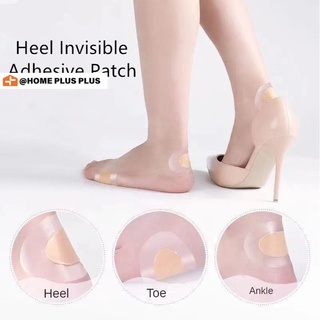 Bộ 10 miếng dán bảo vệ gót chân trong suốt chống nước và trượt