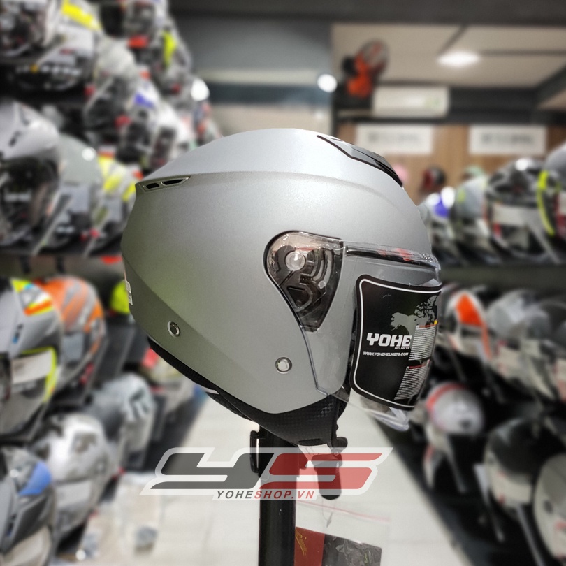Yohe 852 Mũ Bảo Hiểm Yohe 3/4 Hai Kính