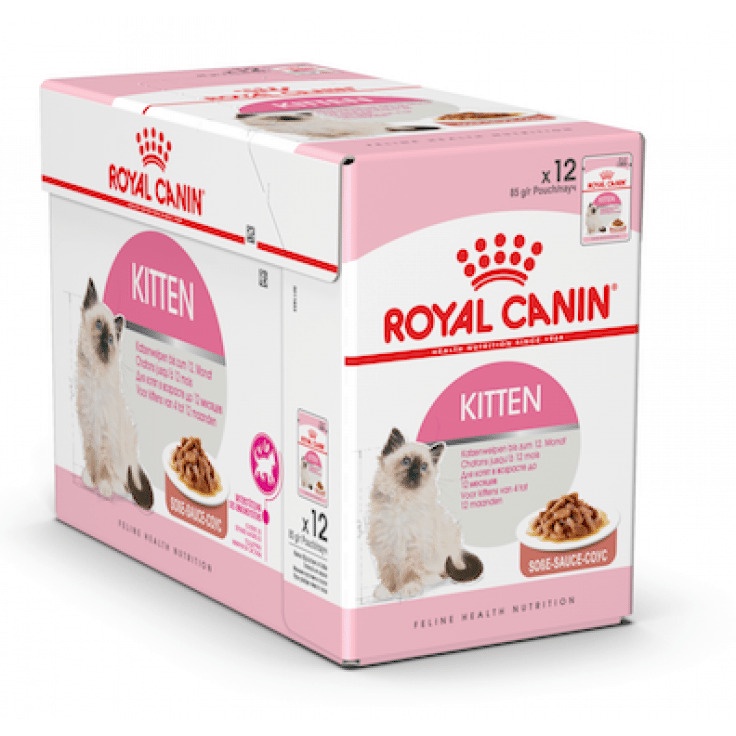 (12 Gói) Pate Cho Mèo Con Royal Canin Kitten Jelly Dạng Thạch 85g