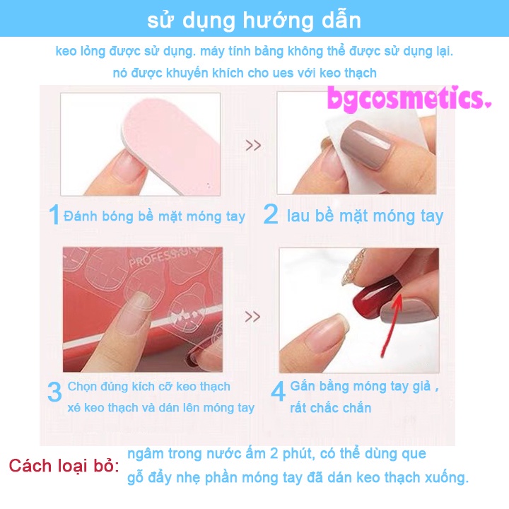 Keo Dán Móng Giả Hai Mặt Tiện Lợi