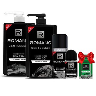 (Combo Gentleman) Sữa tắm-Dầu gội 650g, xịt 150g và lăn 50ml(như hình)