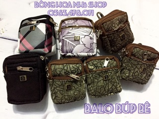 Giỏ xách da - balo cho búp bê
