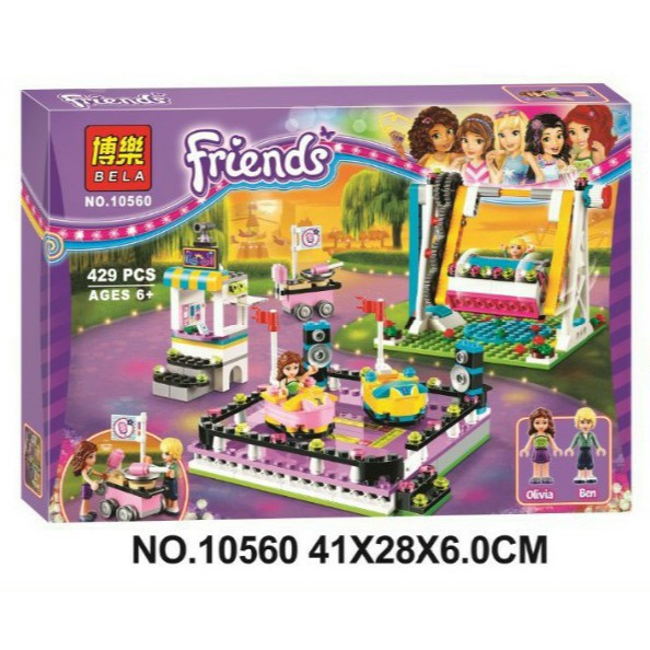 Lego Friends BELA 10560 / 429 pcs. Bộ lego xếp hình công viên vui chơi