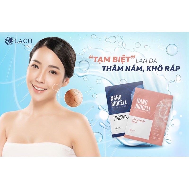 [ BIG SALE] MẶT NẠ DƯỠNG DA SINH HỌC LACO NANO BIOCELL
